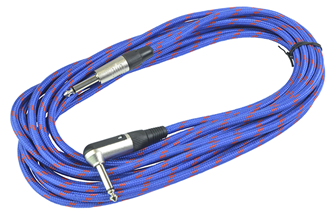 Guitar Lead 6M Braided Straight to Rig 